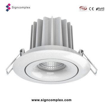 China Ugr &lt;19 Round 3 &quot;Epistar Chip COB 9W LED Downlight